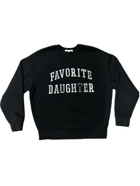 Favorite Daughter Embroidered Oversized Crewneck Sweatshirt